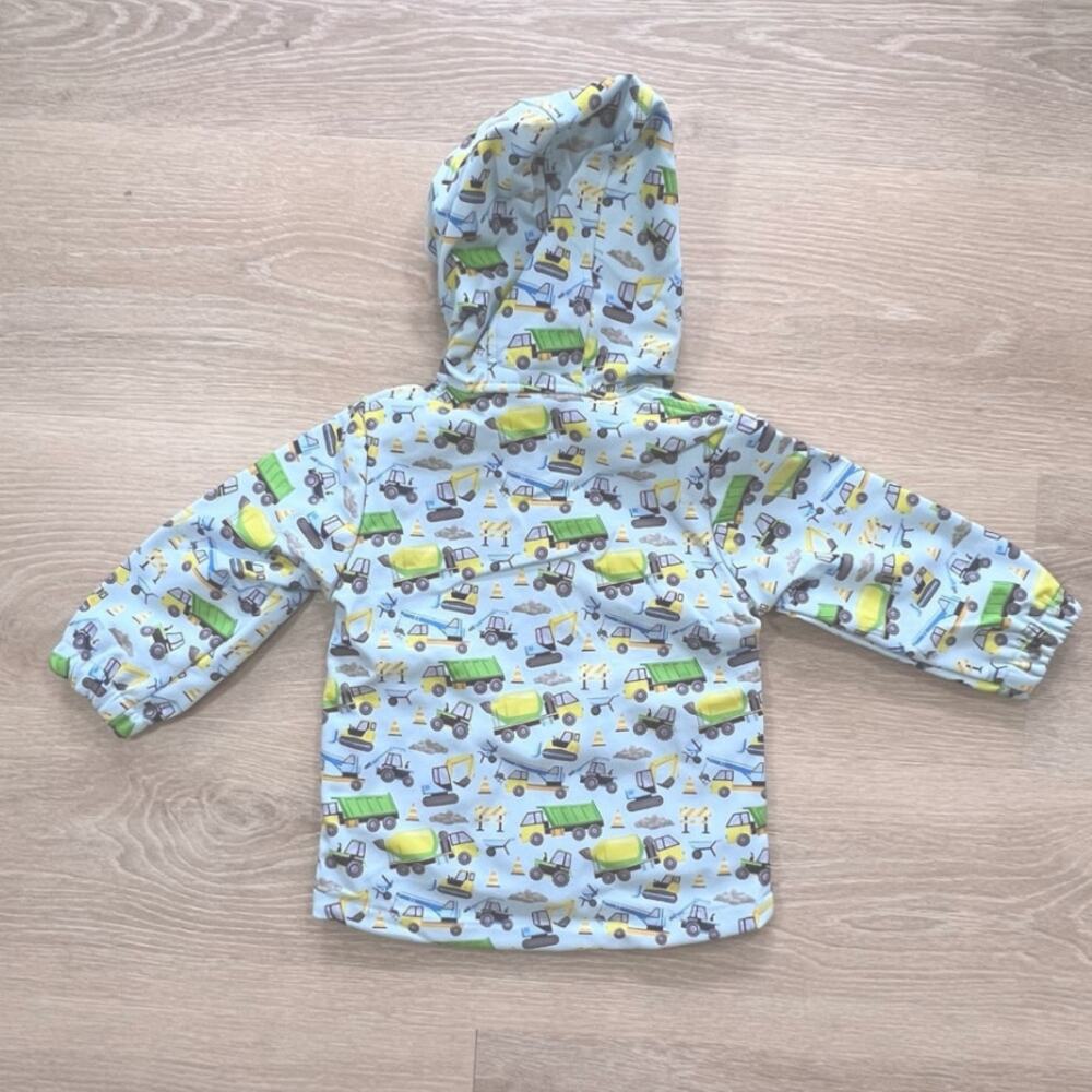 George Hats Toddler Boy Blue Construction Jacket - Size 18-24m - Picture 3 of 3